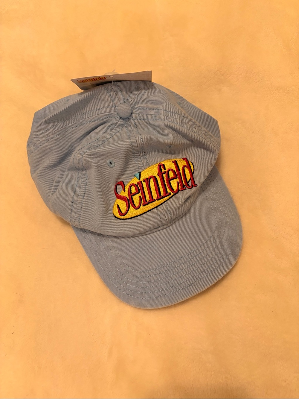 Seinfeld Embroidered Light Blue Baseball Cap